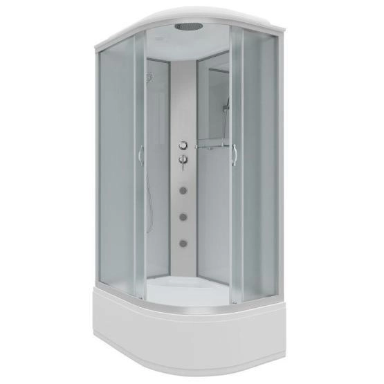 Душевая кабина Niagara NG-2310-14LG 1200х800х2150 высокий поддон 40см стекло матовое