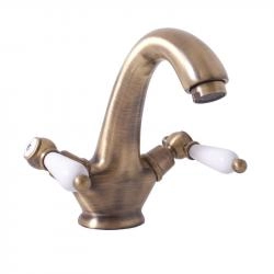 Смеситель Rav Slezak MORAVA RETRO MK528.5SM для раковины, цвет Бронза