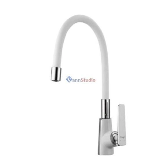 Смеситель для кухни Frap F4458 черный белый