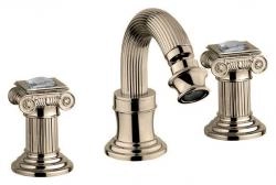 Смеситель CEZARES OLIMP OLIMP-BBS2-02-Sw для биде,бронза с донным клапаном, на три отверстия