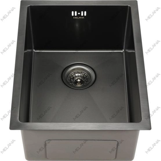 Мойка Melana ProfLine D5138HB 51x38 1,2/220 сатин графит врезная прямоугольная