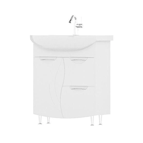 Тумба для ванной Volna Adel 70.1D.2Y напольная (Балтика) раковина отдельно