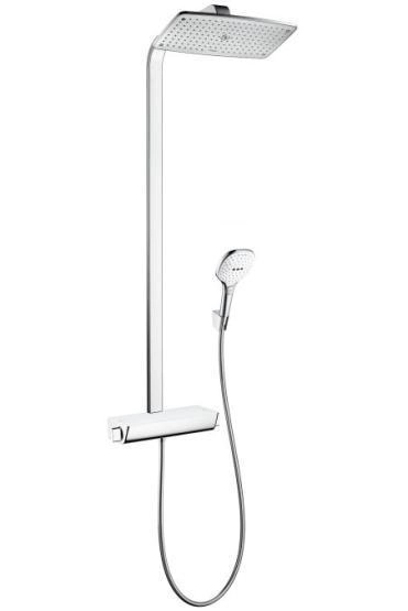 Душевая система Hansgrohe Raindance 27112400 Select Showerpipe 360 с термостатом белый/хром