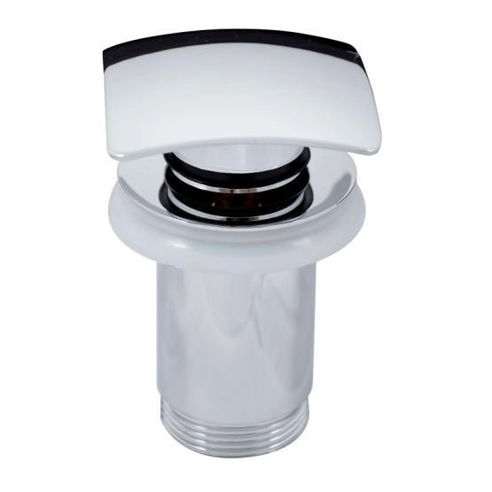 Слив для раковины, цвет CLICK-CLAK 5/4, квадратная крышка Rav Slezak MD0481 , цвет Хром