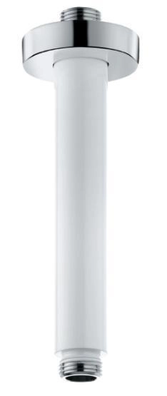 Кронштейн потолочный Kludi A-Qa 6651591-00 для душа 15 см, отражатель круглый, цвет белый