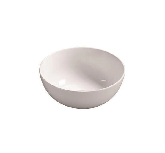 Раковина SantiLine SL-1040 35,8x35,8 на столешницу керамическая Белый