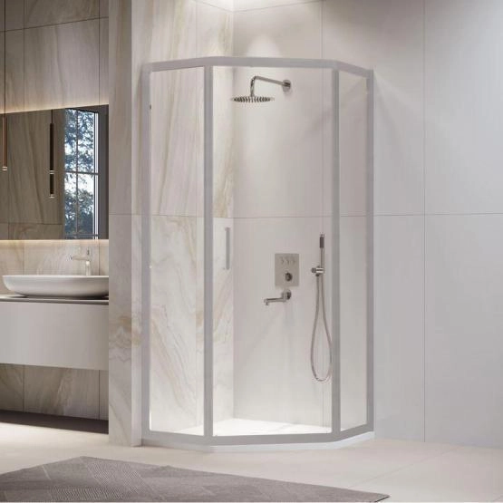 Душевой уголок RGW PA-86S Passage 90x100 Хром-Сатин прозрачное