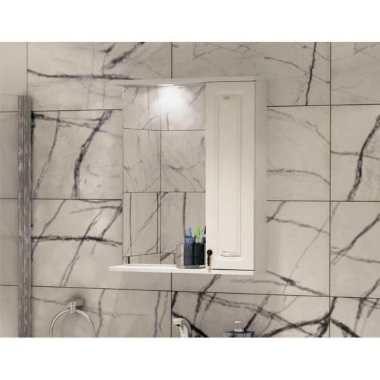 Зеркало-шкаф Corozo Элегия Ретро 60, бронза