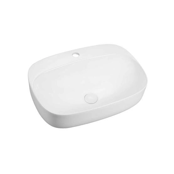 Раковина Vincea VBS-306, 595*420*155, накладная, цвет белый фарфор