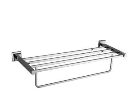 Полка для ванной Gappo G3824 с полотенцедержателем 58 см