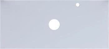 Столешница для раковины Aquanet Арт 100 белый матовый МДФ