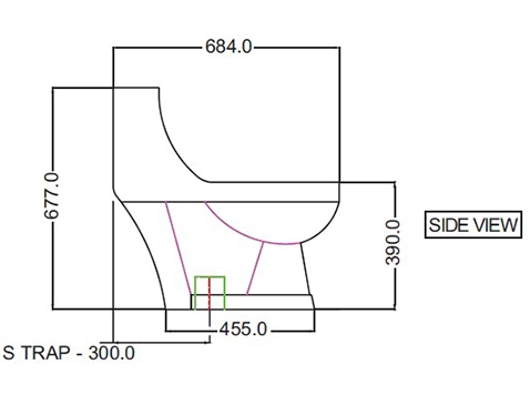 Унитаз напольный Jaquar Continental CNS-WHT-851 сиденье микролифт