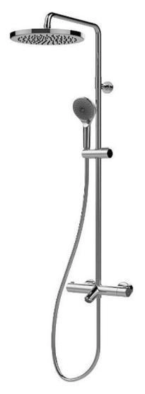 Душевая система Bossini Elios L10402.1.030, с термостатом, верхний душ 250 мм, хром