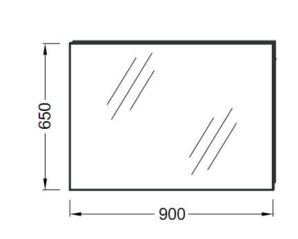 Зеркало Jacob Delafon Malice EB1083-NF 90 см
