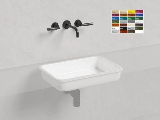 Раковина Salini MAREA 09 RAL S-Stone покраска RAL матовая 55x38 1802209MF встраиваемая