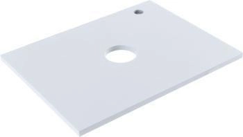 Столешница для раковины Aquanet Арт 60 белый матовый МДФ