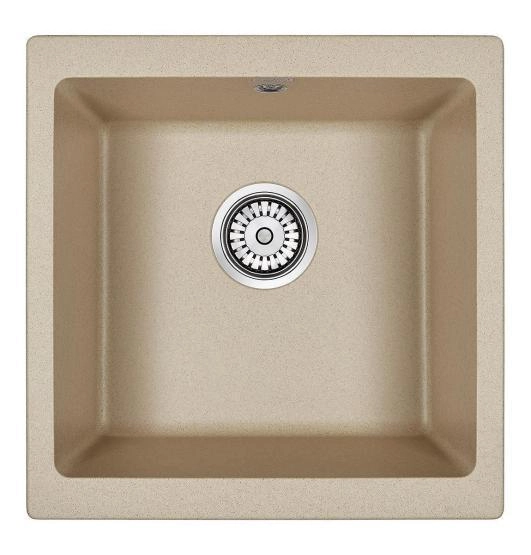 Мойка для кухни Paulmark BRILON, PM104546-QU, кварц, 445х460, подст. мон. Paulmark