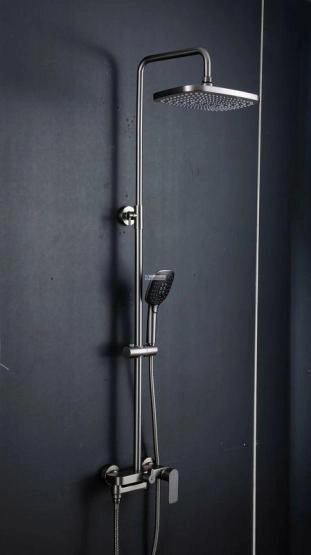 Душевая система Gappo G2448-9 Оружейная сталь с изливом