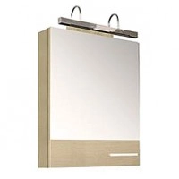 Зеркало шкаф Aquanet Нота 58 цвет светлый дуб