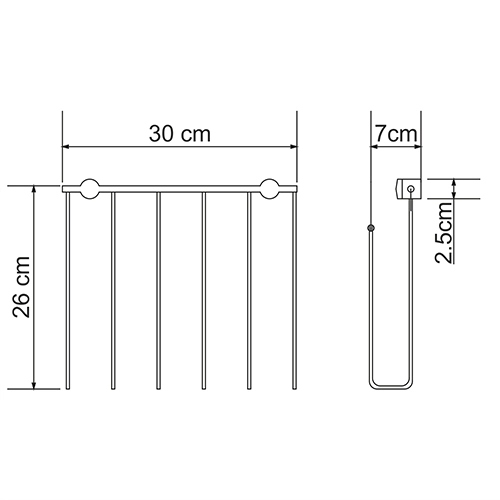 Держатель Wasserkraft 311 для газет