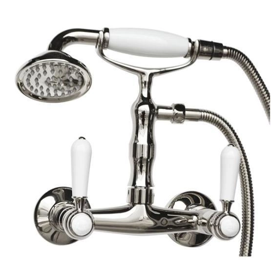 Смеситель Magliezza BIANCO 50111-3-cr для душа в комплекте с лейкой TL-3-cr бронза