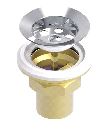 THG Tous Styles донный клапан универсальный 1"1/4, Ø63 мм, цвет благородная  латунь