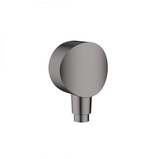 Hansgrohe 26453340 FixFit S шланговое подключениеwall outlet DN15 NRV BBC шлифованный черный хром