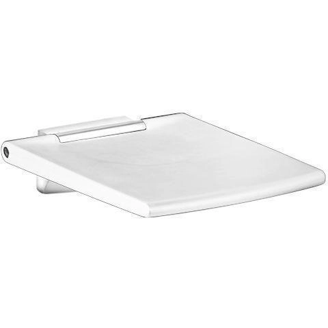 Сиденье для душа Keuco Plan 14983010051 хром/белый (RAL 9010) складное