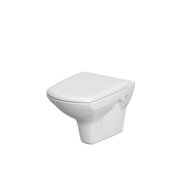 Унитаз Cersanit Carina new Clean on P-MZ-CARINA-CO-DL подвесной сидение дюропласт микролифт