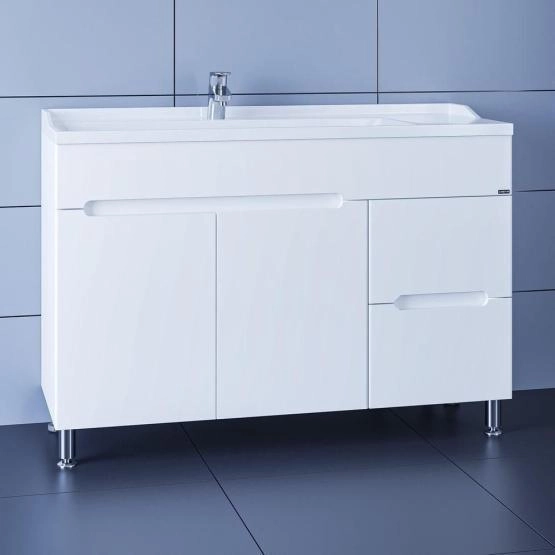 Тумба под раковину СаНта напольная  Лондон 120  2 ящика (для умывальника Сириус 120)