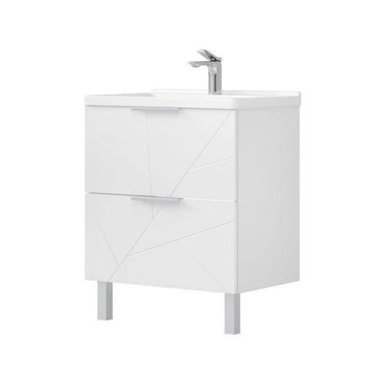 Тумба для ванной Volna Twing 70.2Y белый глянец напольная (Миранда) раковина отдельно