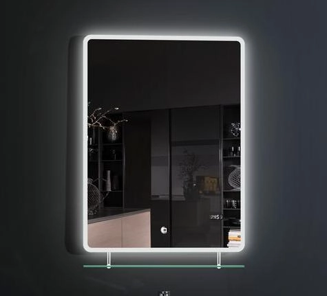 Зеркало Esbano ES-2073HDSA 60x80 см с подсветкой и сенсорным включением, с полкой