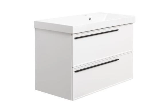 Тумба под раковину LA FENICE Elba Bianco TWIN белый 90 FNC-01-ELB-B-90-2 белый матовый