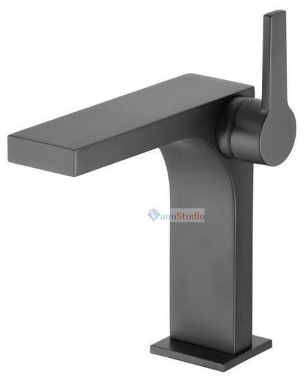 Смеситель для умывальника 150 51102130000 Хром черный шлифованный