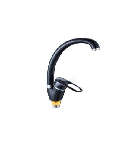 Смеситель Potato Р5925-6 для кухни, чёрный