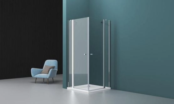 Душевой уголок BelBagno ETNA 80x100 прозрачное стекло 6 мм профиль хром ETNA-AH-22-80/100-C-Cr