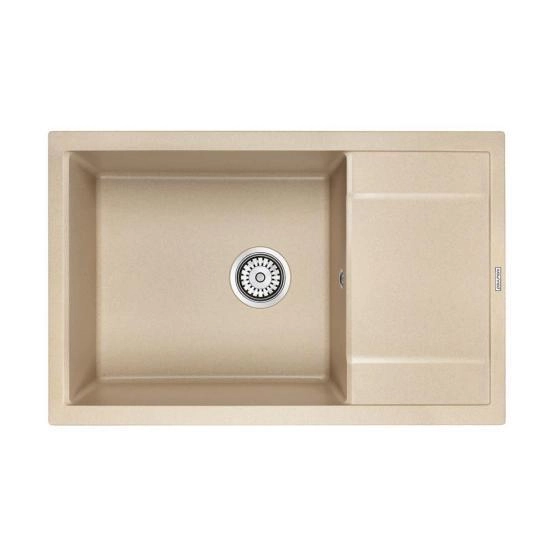 Кухонная мойка Paulmark VERLASS PM317850-QU кварц 780х500 кварцевая