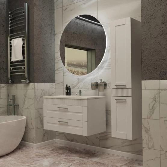 Тумба SANVIT Турин-2 120 подвесная Белый без раковины