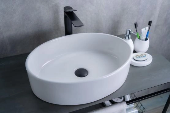 Раковина Gid N9012 50x36 на столешницу белая