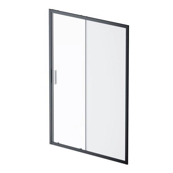 Дверь душевая в нишу AM.PM Gem W90G-140-1-195BM прозрачное, матовое; профиль черный