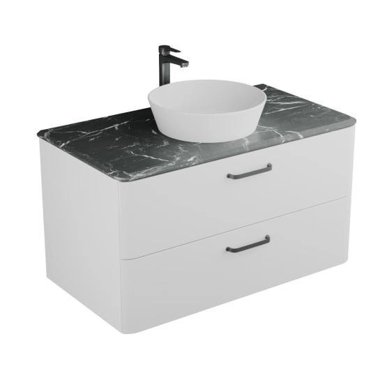 Тумба Veneciana TIBR 100 со столешницей белая, под умывальник