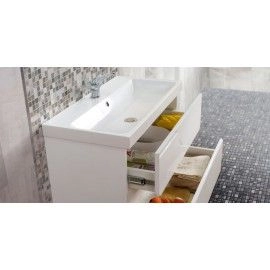 Тумба Belux Париж НП 70-02 Белый глянцевый под умывальник Париж ПА 700