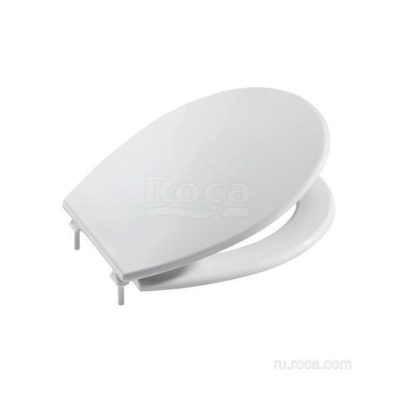 Крышка для унитаза Roca Victoria Nord Soft Close Black Edition ZRU9000103 петли хром