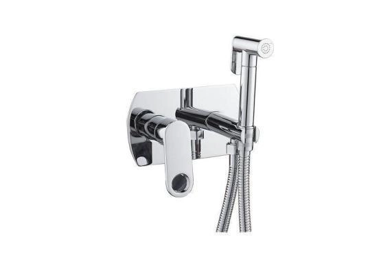 Смеситель скрытого монтажа ESKO с гигиеническим душем SMH07 хром