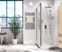 Душевой уголок WasserKraft Berkel 48P15 110x90 см, прямоугольник, распашная, универсальная