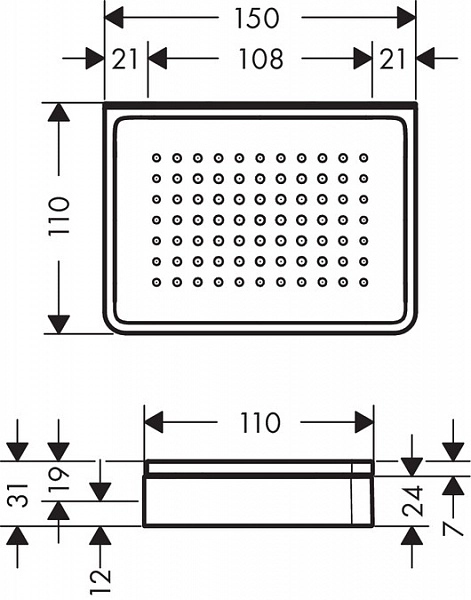 Мыльница Axor Universal 42803000 хром
