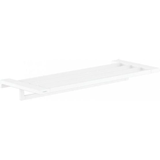 Полка для полотенец Hansgrohe 41751700 AddStoris L=648 мм, металл матовый белый