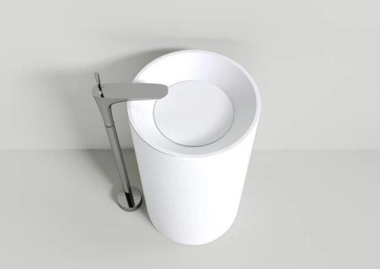 Раковина NT BAGNO NT405 VERONA 500x500 искусственный камень белый матовый