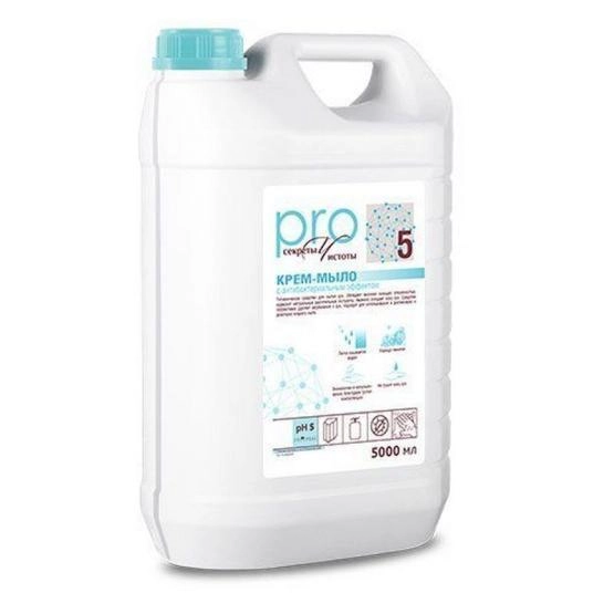 Антисептическое крем-мыло с антибактериальным эффектом СЧ PRO 5 литров