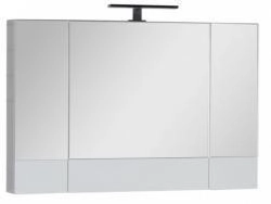 Зеркало шкаф Aquanet Нота 100 белый